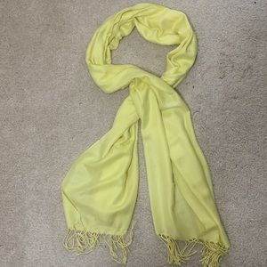 Soft yellow scarf